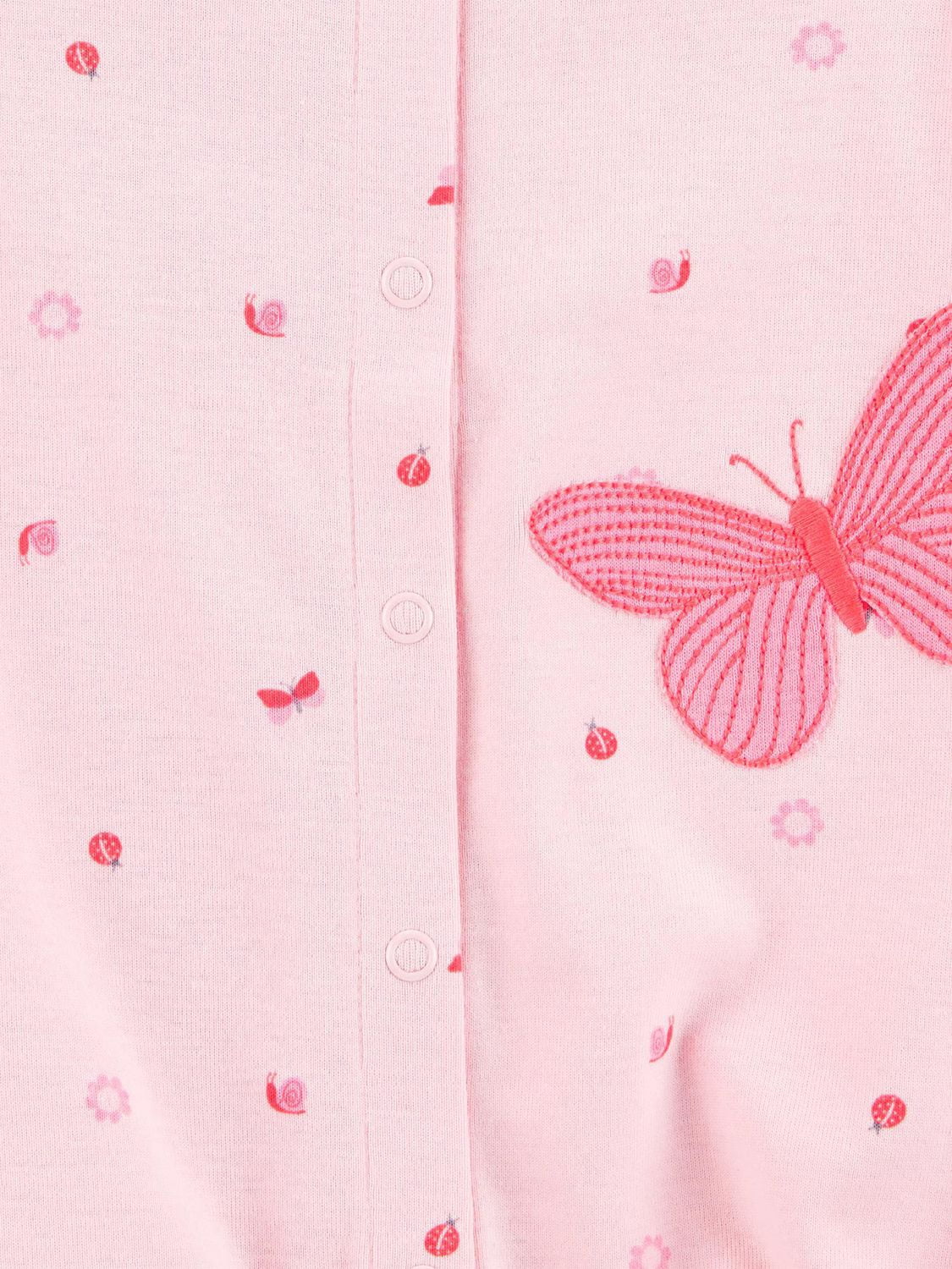 Carter's Child of Mine Infant Girl 1pc Romper-Pink Butterfly