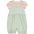 thumbnail image 1 of Carter's Child of Mine Ensemble short à fleurs sauge pour bébé fille, 1 of 4