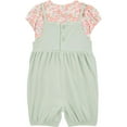 thumbnail image 2 of Carter's Child of Mine Ensemble short à fleurs sauge pour bébé fille, 2 of 4
