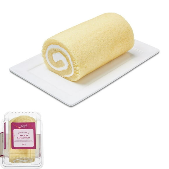 King’s Pastry Vanilla Cake Roll, 350 g