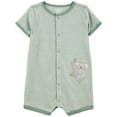 thumbnail image 1 of Carter's Child of Mine Infant Boy 1pc Romper-Sage Koala, 1 of 3