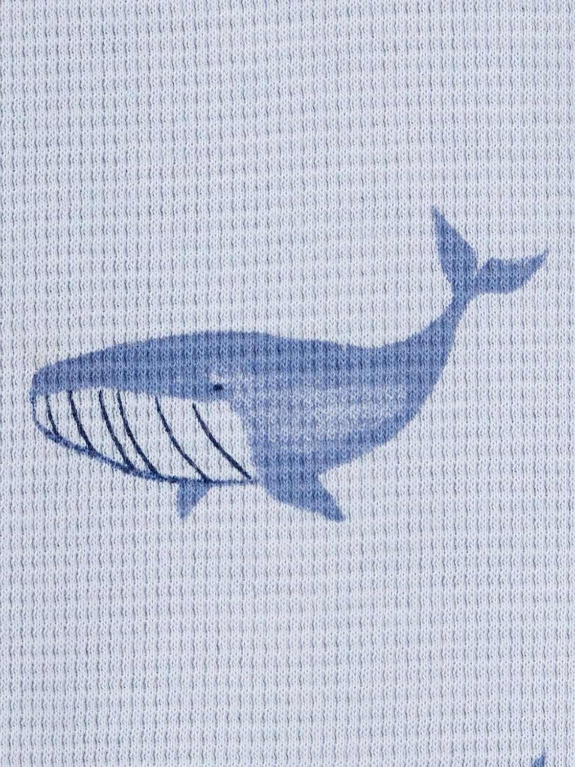 Carter's Child of Mine Infant Boy 1pc Rompers-Blue Whale