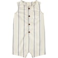 thumbnail image 1 of Carter's Child of Mine Infant Boy 1pc Romper-Neutral Stripe, 1 of 3