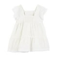 thumbnail image 2 of Carter's Child of Mine Baby Girls' White Dress, 2 of 3