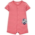 thumbnail image 1 of Carter's Child of Mine Infant Boy 1pc Romper-Red Fire Truck, 1 of 3