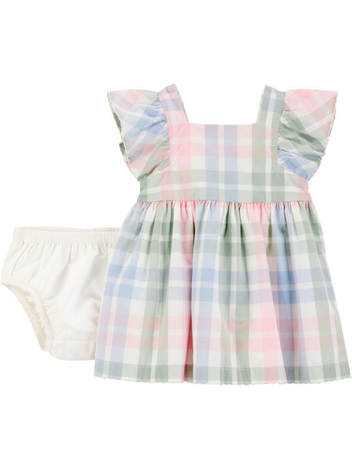 Carter's Child of Mine Baby Girls' Plaid Dress, Sizes 0/3-24 Months