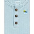 thumbnail image 3 of Carter's Child of Mine Infant Boy 1pc Romper-Blue, 3 of 3