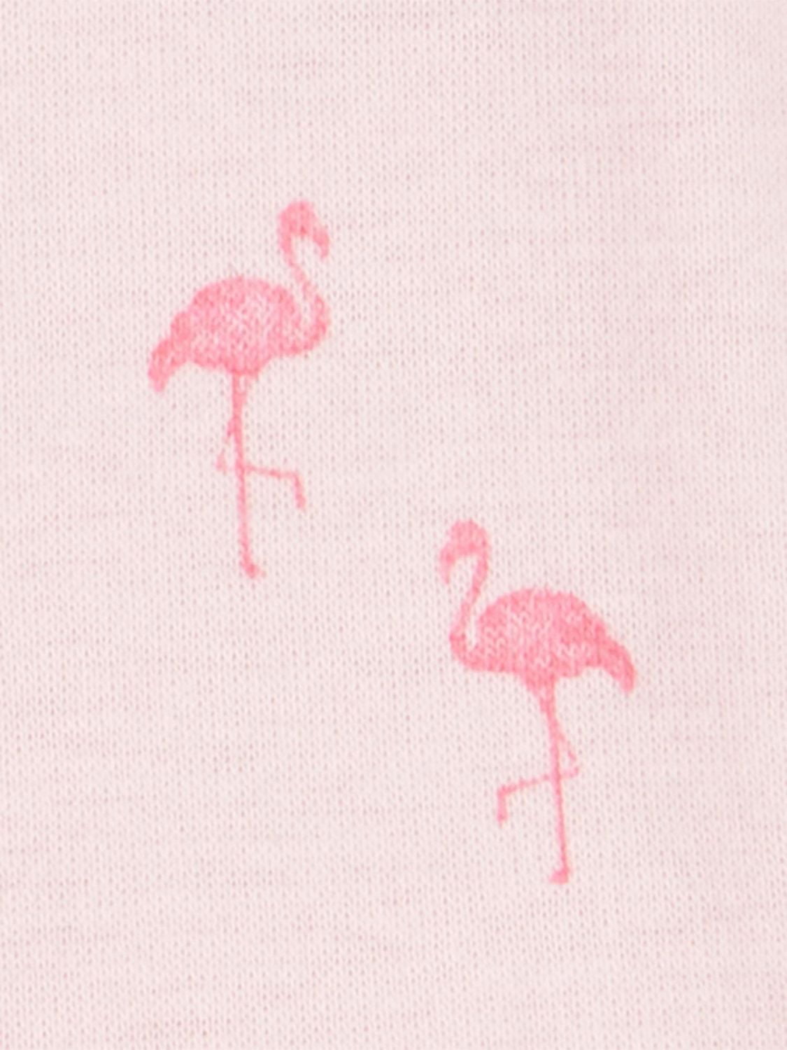 Carter's Child of Mine Baby Girls' Pink Flamingo Diaper Cover Set