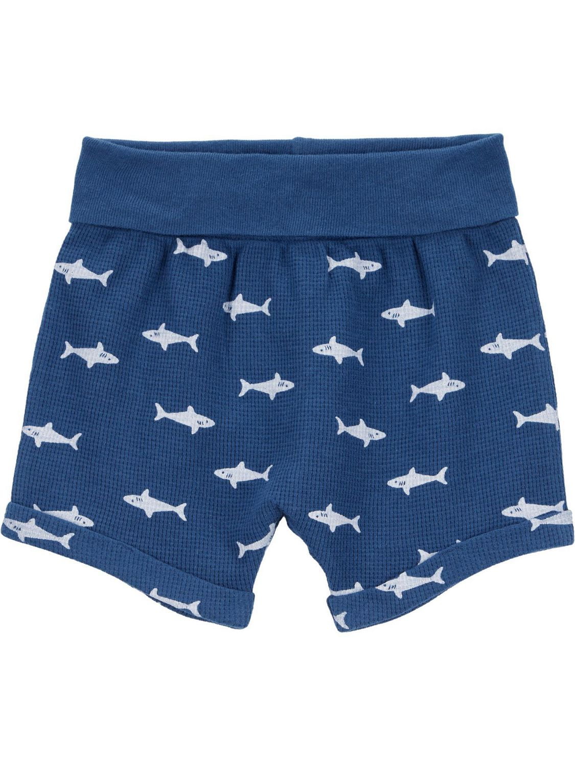 Carter's Child of Mine Baby Boys' Blue Shark Diaper Cover Set