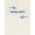 thumbnail image 4 of Carter's Child of Mine Baby Boys' Blue Shark Diaper Cover Set, 4 of 6