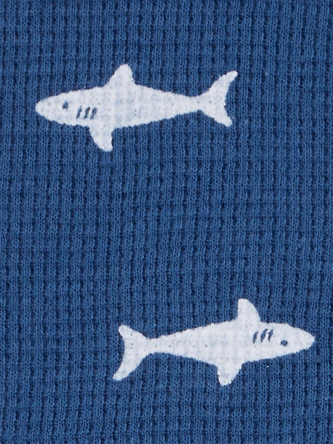 Carter's Child of Mine Baby Boys' Blue Shark Diaper Cover Set