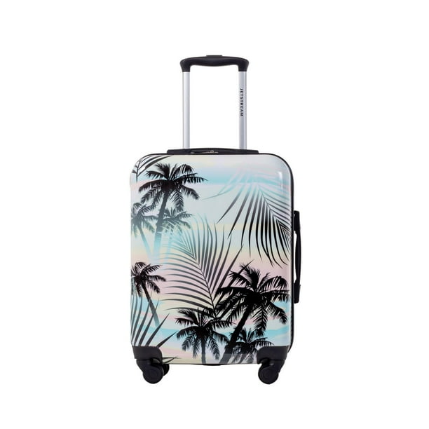 Jetstream Fashion Tropical Carry-on Suitcase, 360° Spinner Carry-on ...