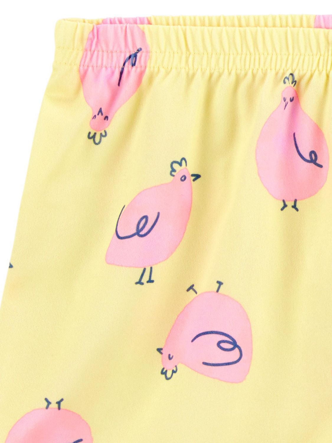 Carter's Child of Mine Baby and Toddler Girls' Yellow Chicken 2-Piece Pajama Set