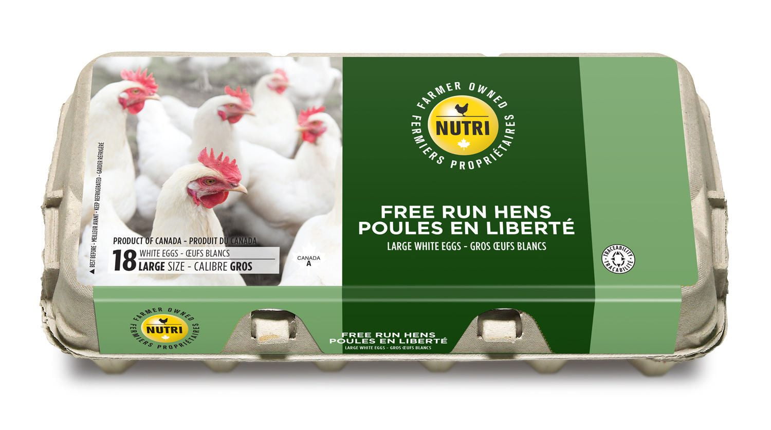 Nutri Free Run Large Eggs | Walmart Canada