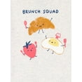 thumbnail image 2 of Carter's Child of Mine Baby and Toddler Boys' and Girls' Brunch Squad 2-Piece Cotton Pajama Set, 2 of 3