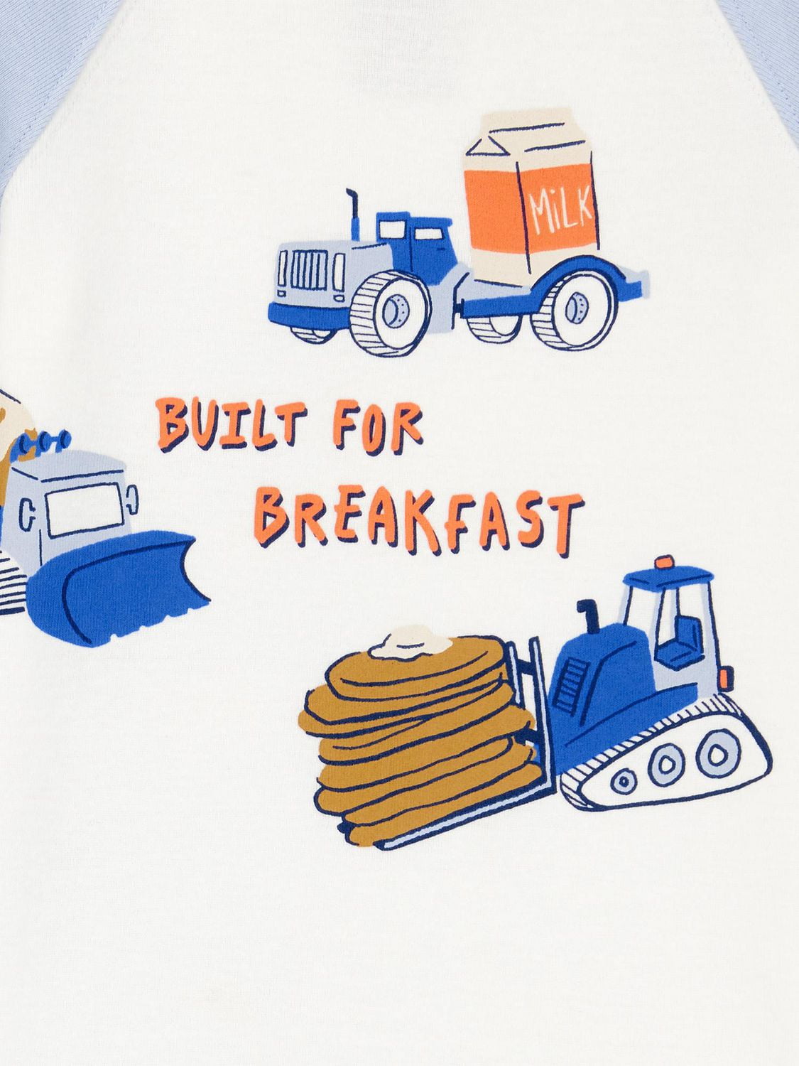 Carter's Child of Mine Baby and Toddler Boys' Construction Breakfast 2-Piece Cotton Pajama Set, Sizes 6-9M - 5T
