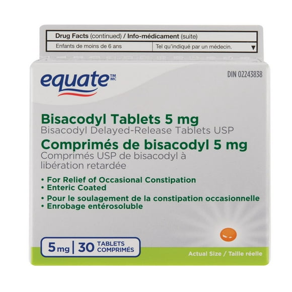 Equate Bisacodyl Tablets 5 mg