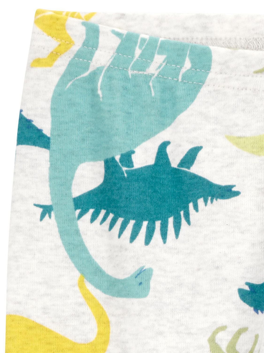 Carter's Child of Mine Baby and Toddler Boys' Teal Dino 2-Piece Cotton Pajama Set, Sizes 6-9M - 5T