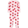 thumbnail image 2 of Carter's Child of Mine Infant Girl 1pc PJ-Pink Strawberry, 2 of 4