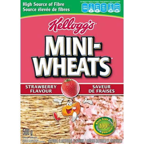Kellogg Mini-Wheats Strawberry Flavour