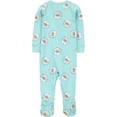 thumbnail image 2 of Carter's Child of Mine Infant Girl 1pc PJ-Blue Floral, 2 of 3