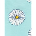 thumbnail image 3 of Carter's Child of Mine Infant Girl 1pc PJ-Blue Floral, 3 of 3