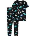 thumbnail image 1 of Carter's Child of Mine Baby and Toddler Boys' Black Space 2-Piece Cotton Pajama Set, 1 of 5