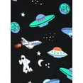 thumbnail image 2 of Carter's Child of Mine Baby and Toddler Boys' Black Space 2-Piece Cotton Pajama Set, 2 of 5