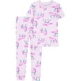 thumbnail image 1 of Carter's Child of Mine Baby and Toddler Girls' Unicorn 2-Piece Cotton Pajama Set, 1 of 3