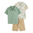 thumbnail image 1 of Carter's Child of Mine Baby Boys' Green Tropical 3 Piece Set, 1 of 5