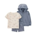 thumbnail image 1 of Carter's Child of Mine Ensemble de 3 pièces de transport à fines rayures pour tout-petits garçons, 1 of 7