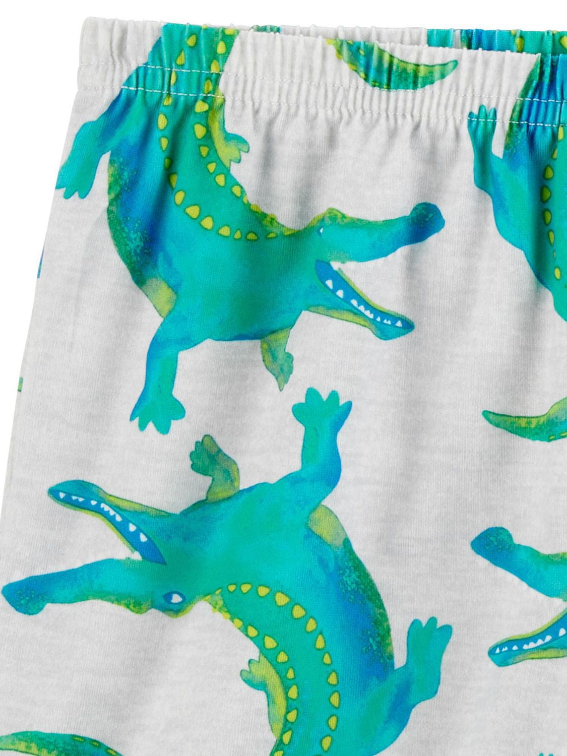 Carter's Child of Mine Baby and Toddler Boys' Grey Gator 2-Piece Pajama Set