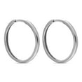 thumbnail image 1 of QUINTESSENTIAL STERLING SILVER 22.5MM ENDLESS HOOP EARRINGS, 1 of 1