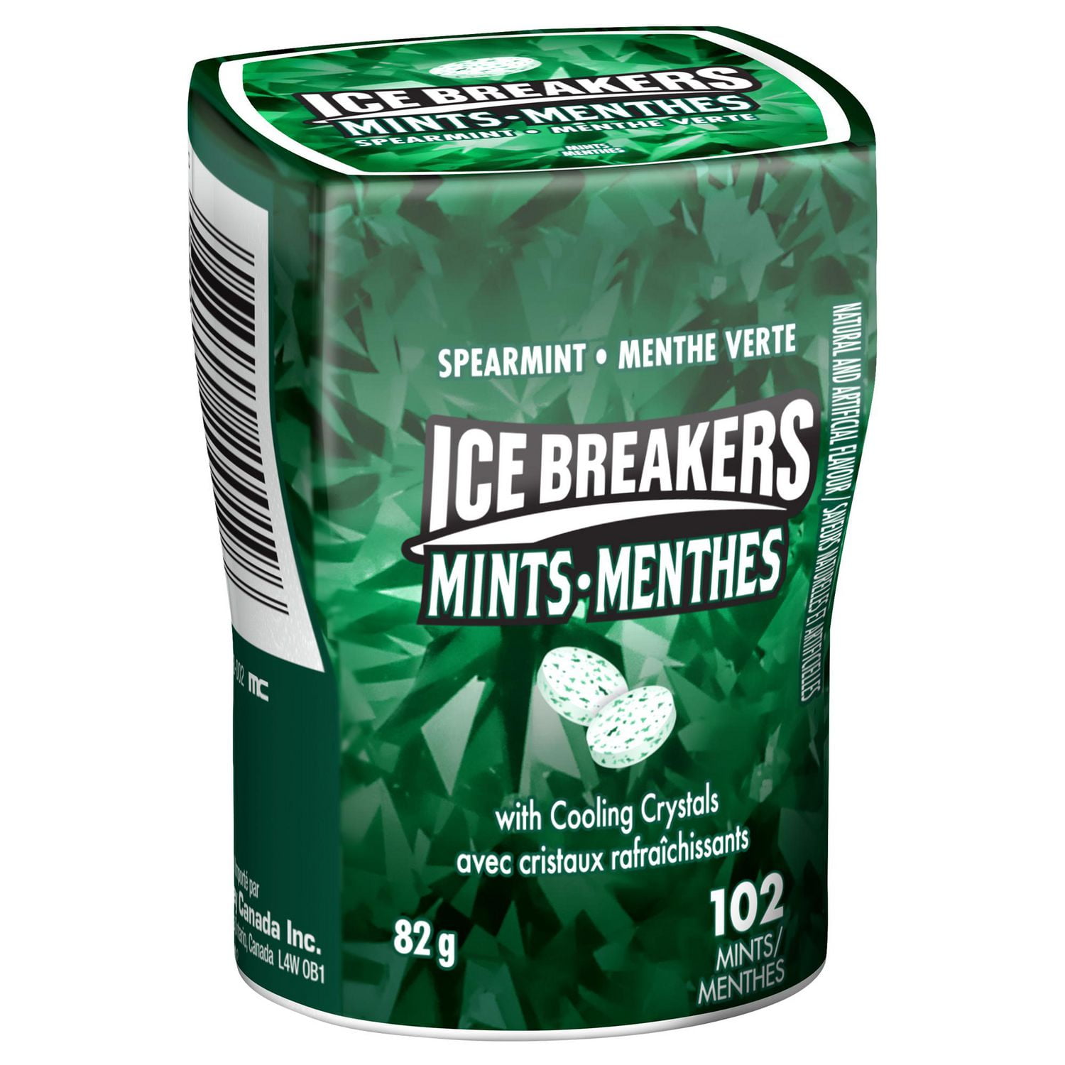 Flacon de menthes à la menthe verte ICE BREAKERS 82g