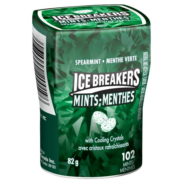 Ice Breakers Spearmint Bottle 102 pieces, 82g - Walmart.ca