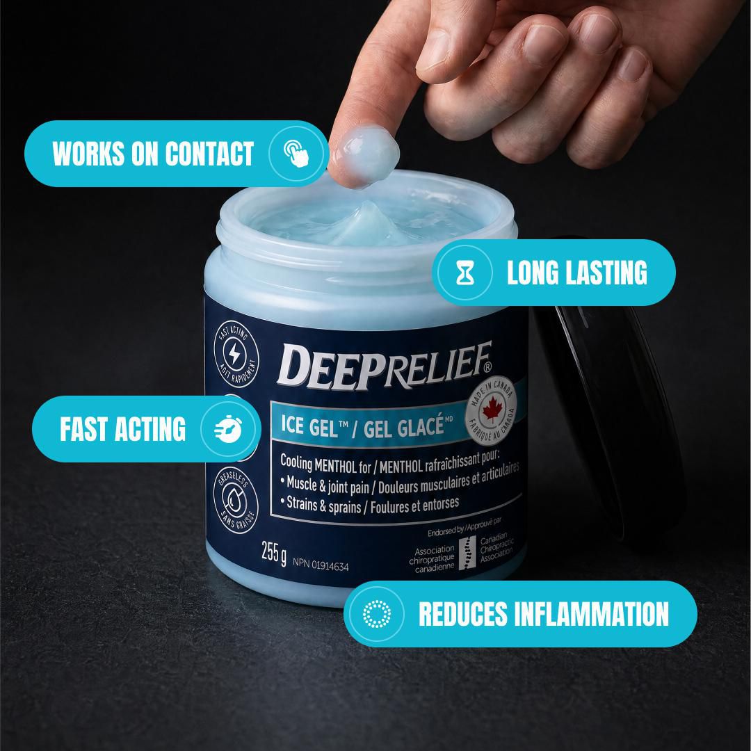 thumbnail image 2 of Deep Relief Ice Gel, Muscle and Joint Pain Relief, Reduces Inflammation, 255g, 2 of 6