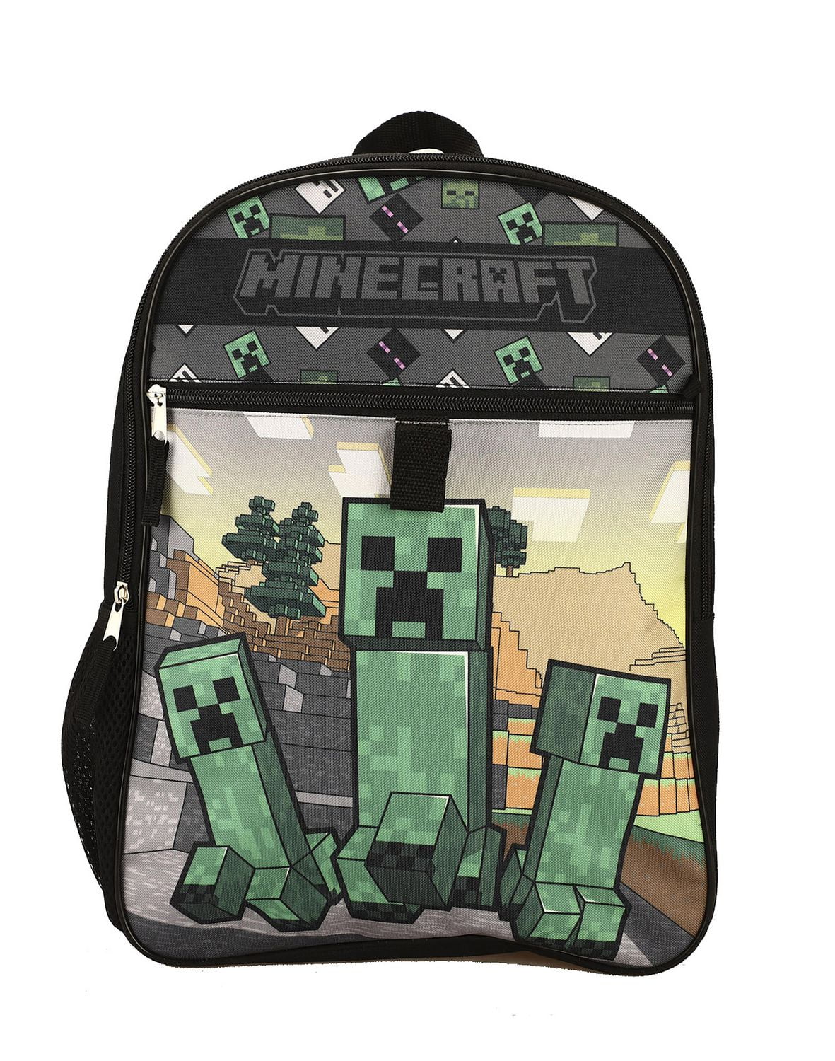 Licensed Minecraft 5 Pc. Backpack set