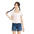 thumbnail image 1 of Justice Girls' Rib Top, 1 of 4