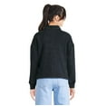thumbnail image 2 of Justice Girls' Waffle Shacket, 2 of 3