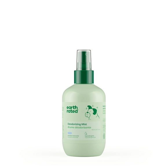 Earth Rated Dog Deodorizing Mist Spray, Neutralizes Odors, Hypoallergenic and Cruelty-Free, Lavender Chamomile Scent, 1 x 198 mL Deodorizing Dog Mist