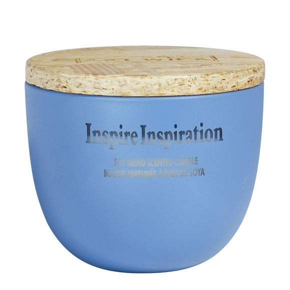 Aroma Light 11.11oz Blue Cedar Fig Soy Wax Blended Scented Candle, · 11.11oz<br>· 315g<br>· pack # 1