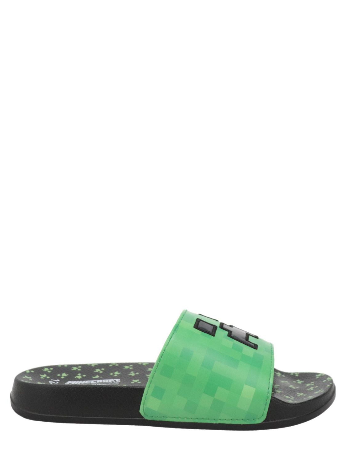 Official Minecraft Boys Slides, Available in Sizes: 11/12, 13/1, 2/3