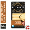 thumbnail image 1 of Balderson Double Smoked Cheddar Natural Sliced Cheese, 1 of 4