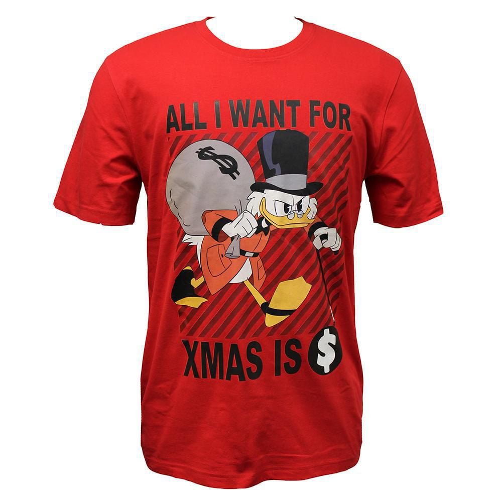 Men's Donald Duck Christmas Graphic T shirt