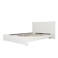 thumbnail image 3 of CorLiving Fairfield White Bonded Leather Queen Bed, 3 of 4