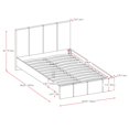 thumbnail image 4 of CorLiving Fairfield White Bonded Leather Queen Bed, 4 of 4
