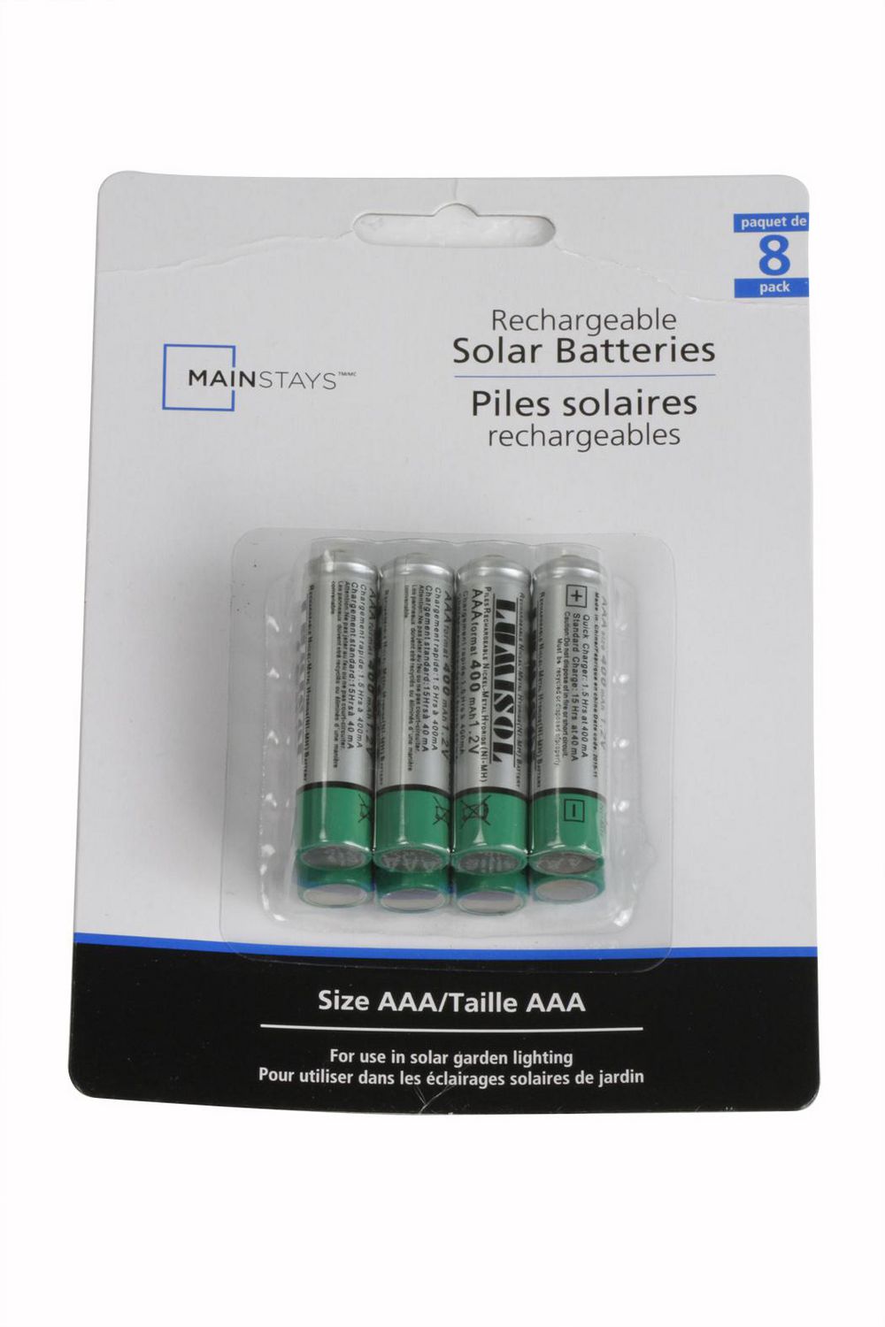 Piles - Piles, batteries et solaire