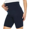 thumbnail image 4 of Paisley Sky Maternity Biker Short, 4 of 6