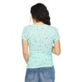 thumbnail image 3 of Paisley Sky Maternity Short Sleeve V-Neck Tee, 3 of 6
