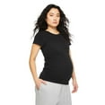 thumbnail image 2 of Paisley Sky Maternity Short Sleeve Crew Neck Tee, 2 of 6